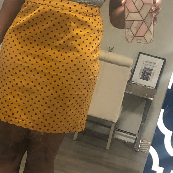 Polka Dot Mini Skirt - Picture 3 of 7